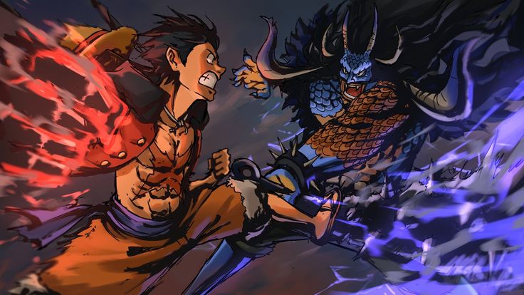 Luffy Vs Kaido_ One piece